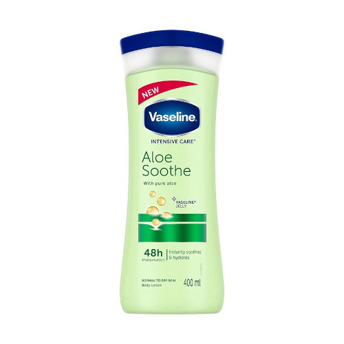 لوسیون بدن وازلین  Aloe Sootheمدل  Vaseline حجم 400 میل
