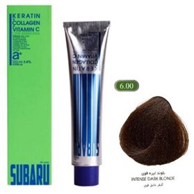 رنگ مو سوبارو شماره 6.00 رنگ بلوند تیره قوی حجم 120میلی لیتر