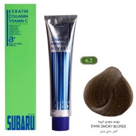 رنگ مو سوبارو شماره 6.2 رنگ بلوند دودی تیره حجم 120میلی لیتر