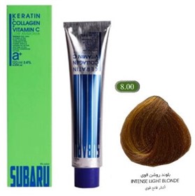 رنگ مو سوبارو شماره 8.00 رنگ بلوند روشن قوی حجم 120میلی لیتر