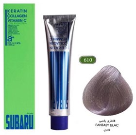 رنگ مو سوبارو شماره 610 رنگ فانتزی یاسی حجم 120میلی لیتر