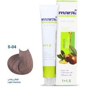 رنگ مو مارال سری بلوطی مدل بلوطی روشن شماره 5.04