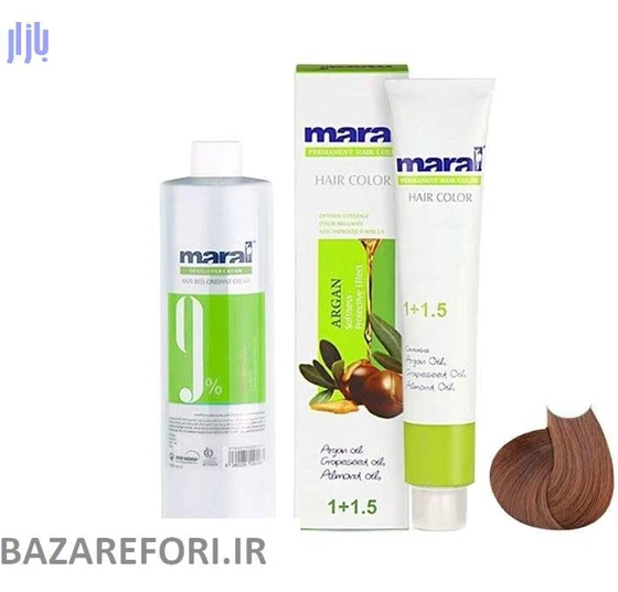 رنگ مو مارال شماره 5.05 رنگ قهوه ای تنباکویی روشن