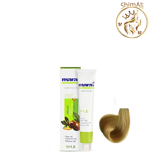 رنگ مو مارال مدل Tobacco شماره 8.05 حجم 100 میلی لیتر رنگ بلوند تنباکویی روشن