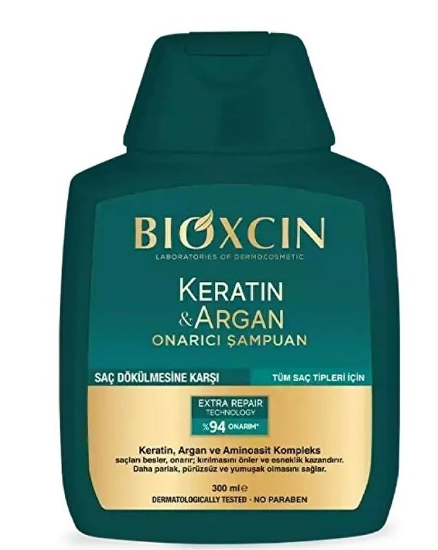 شامپو ضد ریزش مو حاوی کراتین و آرگان حجم 300 میلی لیتر